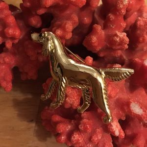 Vintage Gerri's dog brooch