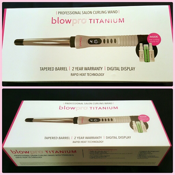 *Sold* Blowpro Titanium Pro Curling Iron - Picture 1 of 2