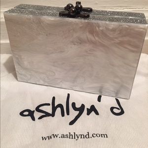 Acrylic Glitter Clutch