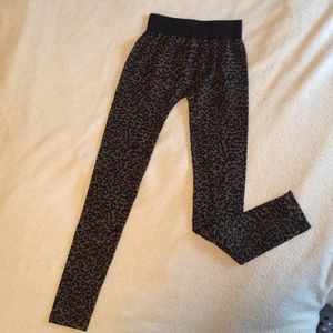 Cheetah print leggings