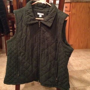 1-hunter green velour and 1-fushia velour/silk.