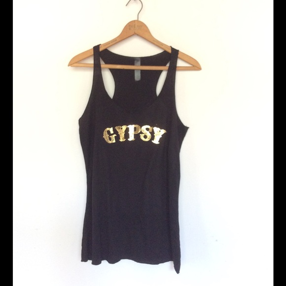 Tops - Gold Gypsy tank top