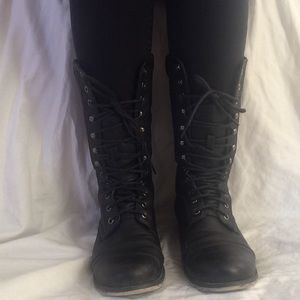black boots
