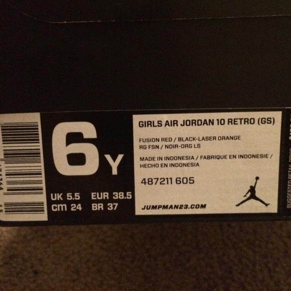 Jordan 10s fusion red and black - Picture 2 of 2