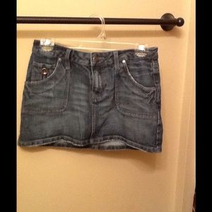 Blue jean skirt