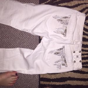 White Miss me jeans (from Buckle!)