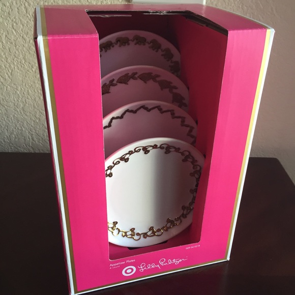 New Lilly Pulitzer Appetizer Plates