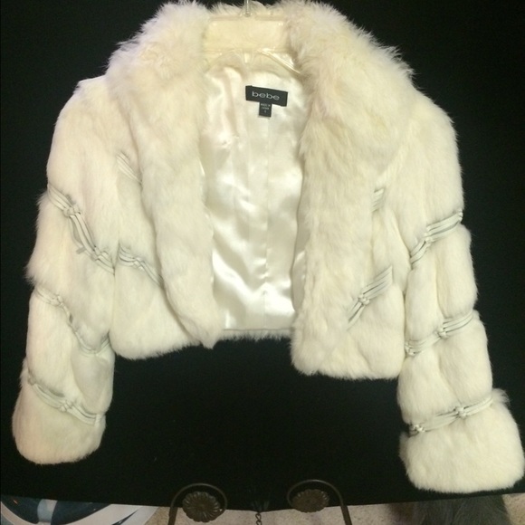 Real fur jacket Bebe 100$each