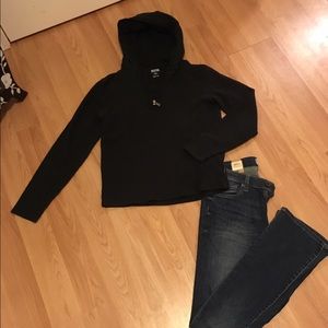 Michael Kors half-zip pullover hoodie!