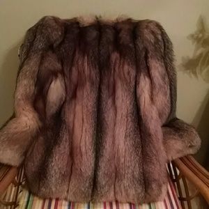 Red fox 3/4 length jacket