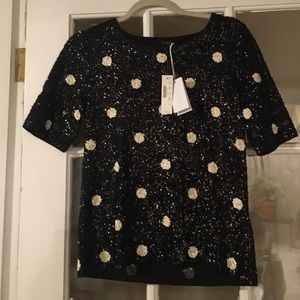 J. Crew Sequined Top