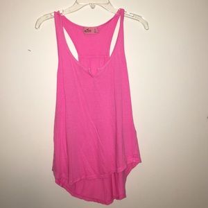 long pink tanktop