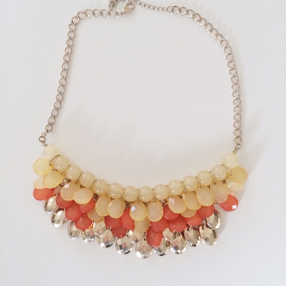 Gold and Multi colored necklace