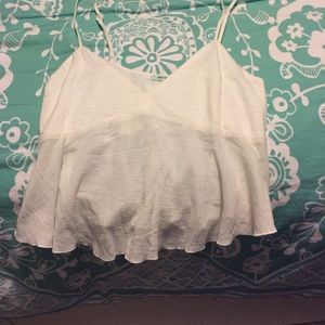 White crop top