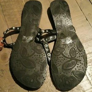 Franco Fortini Shoes - 2 pairs Franco Fortini leather flip flops brand Franco Fortini Shoes - 2 pairs Franco Fortini leather flip flops brand