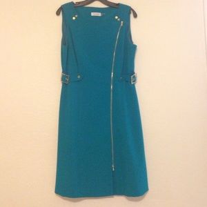 Turquoise Calvin Klein Dress