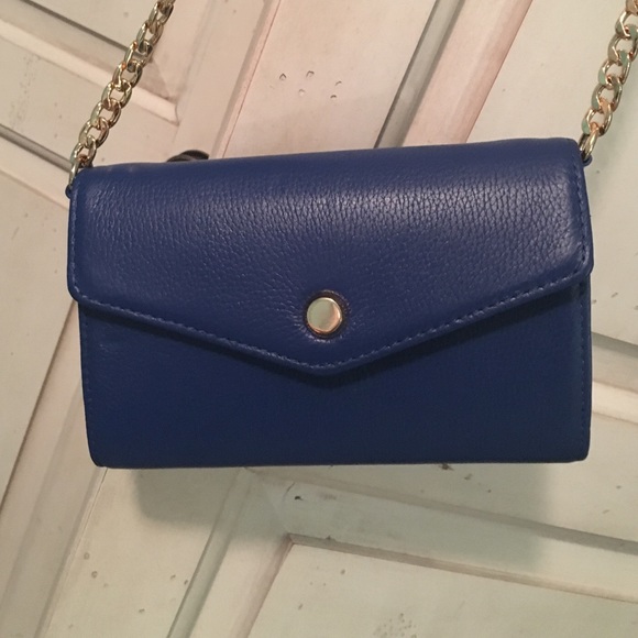 Blue handbag