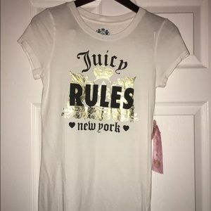 Juicy Couture Shirt & Juicy Glasses Case