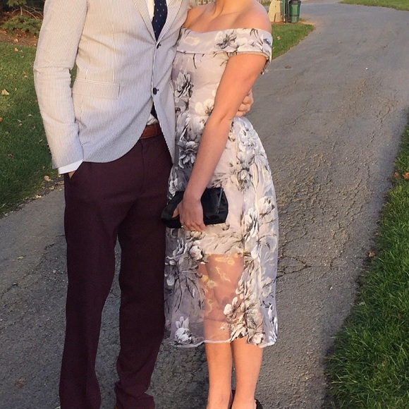 Off the shoulder dress