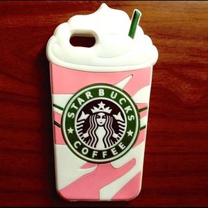Starbucks strawberry frappe iPhone case
