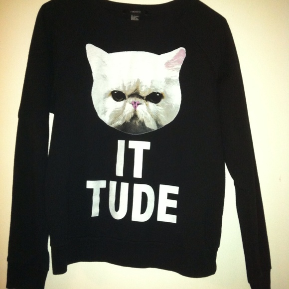 Crew neck - Cat-it-tude 😽