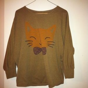 Long Sleeved Tee - Cat 😽
