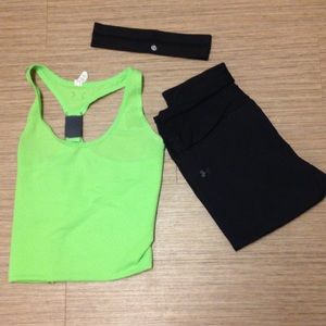 ⚽️ Black Heat Gear Under Armour Capri Leggings⚽️