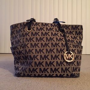 MICHAEL Michael Kors Block Monogram Signature Tote