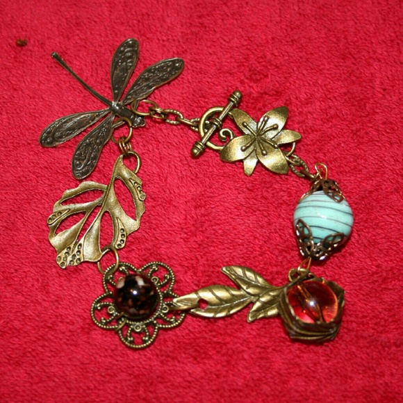 Vintage antique brass bracelet.