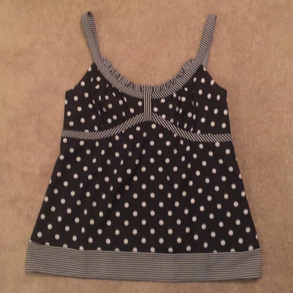 Black and Tan dressy tank