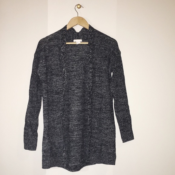 H&M Sweaters - H&M Long Dark Grey Cardigan