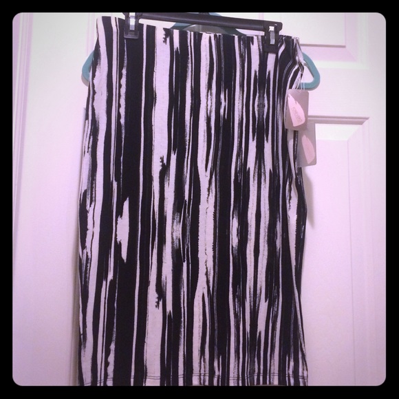 Forever 21 striped pencil skirt