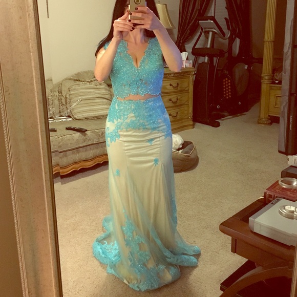Turquoise Dress