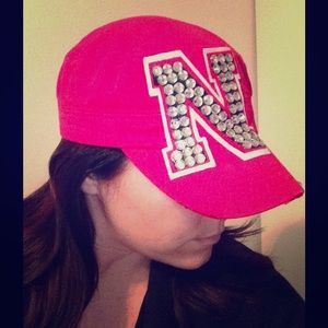 Nebraska Cornhusker adjustable bling hat