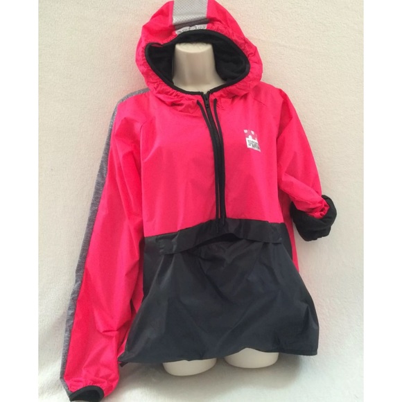 VICTORIA'S SECRET PINK HALF ZIP ANORAK
