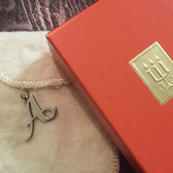 James Avery "A" charm
