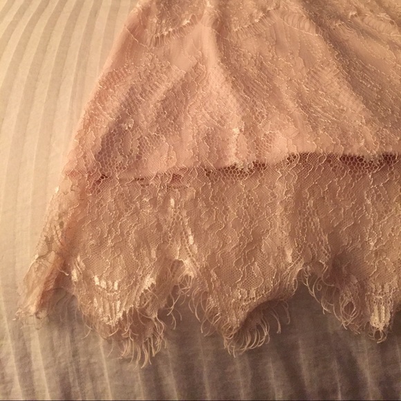 Light pink lace top