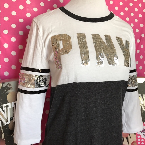 🆕VS PINK bling baseball tee - Picture 2 of 4