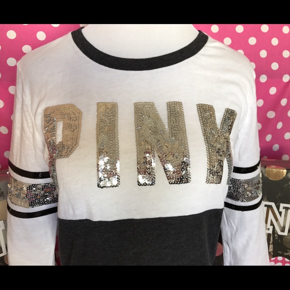 🆕VS PINK bling baseball tee - Picture 4 of 4