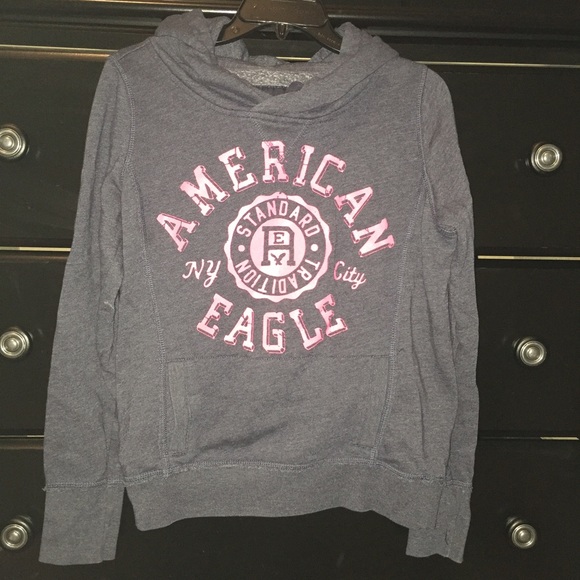Navy American eagle hoodie