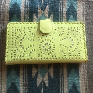 LOWERED PRICE! Cleobella Mexicana Painted Wallet✨