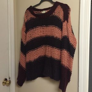 Knitted stripped sweater