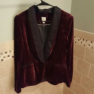 LC velvet blazer