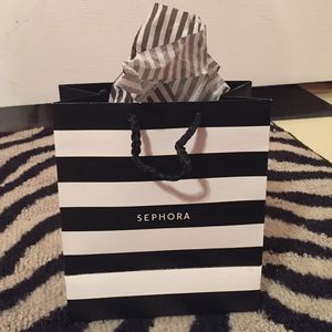 Sephora gift bag filled with random samples!