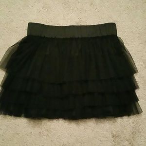 Black Ruffle Mini
