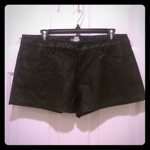 Leather Comfy Shorts