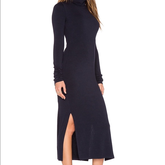 *sold* Alice and Olivia turtleneck navy dress
