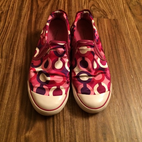 Multi Colored Authentic Coach Slip On Sneaker - image 1