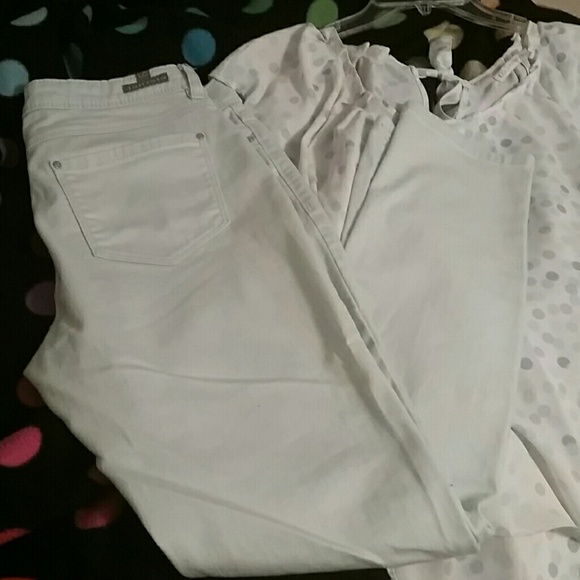 LC Lauren Conrad Mint Jeans