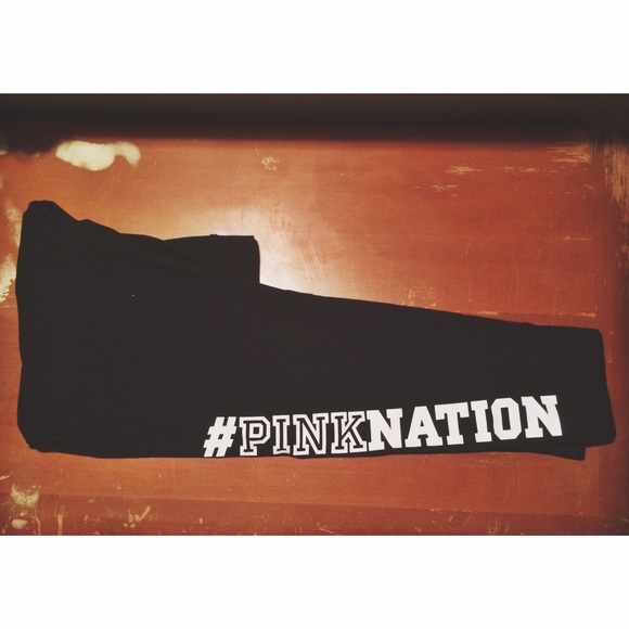 Black Victoria Secret Pink leggings